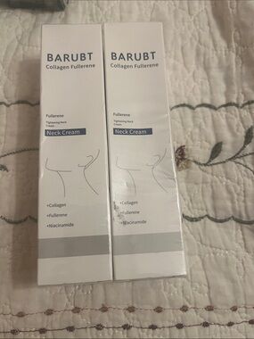 Barubt-Collagen Fullerene Neck Cream - 2 pac